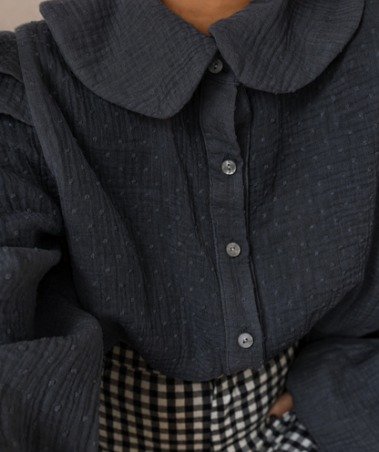 CAMISA JULIETA - PLUMETI GRIS