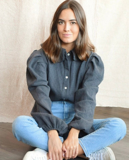 CAMISA JULIETA - PLUMETI GRIS