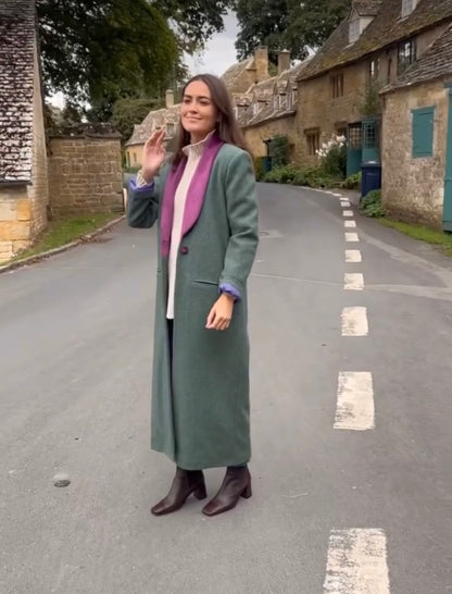 ABRIGO VALVANERA  - VERDE - PREORDER 9 DICIEMBRE