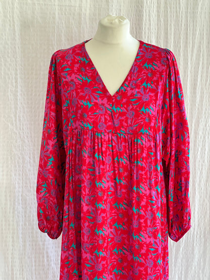 VESTIDO VICTORIAS - FUCSIA