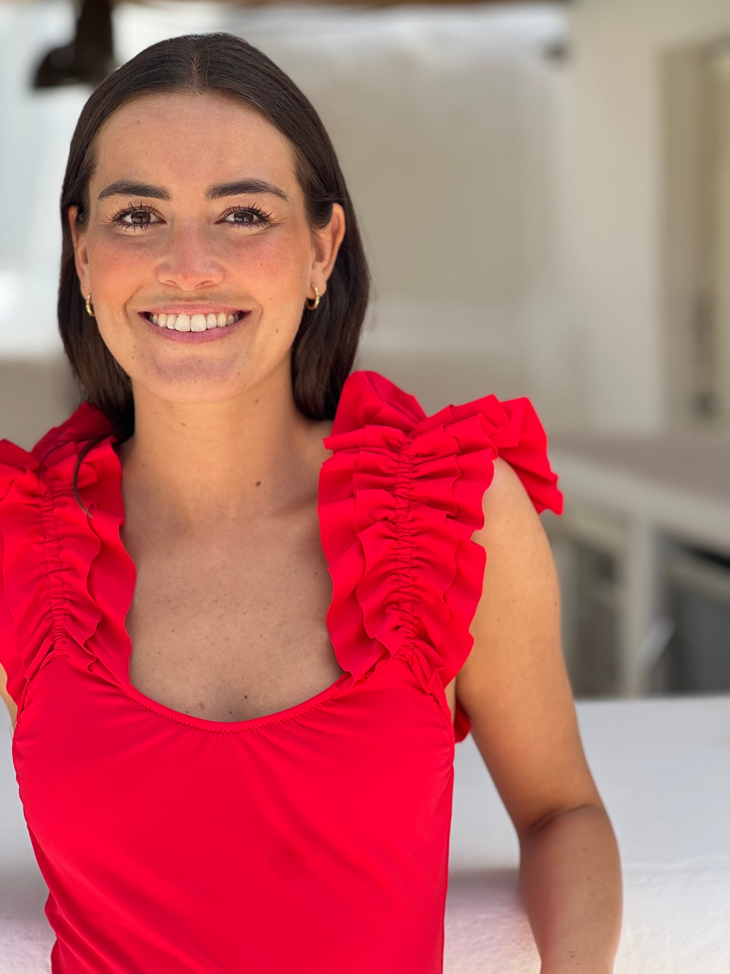 TRAJE DE BAÑO - GENOVEVA - ROJO