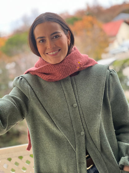 BALACLAVA BORDADO CON BOLSA PERSONALIZABLE - ROSA