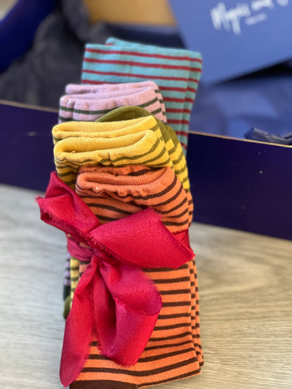 PACK OF 4 STRIPED SOCKS