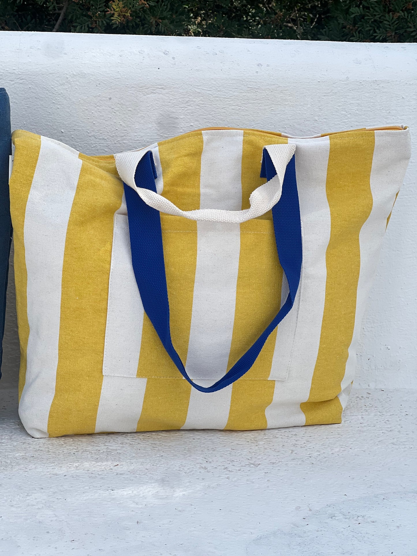 BOLSA CAROLA - RAYAS AMARILLAS