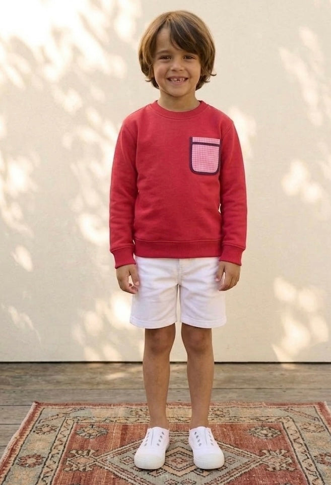 SUDADERA ROJA - KIDS - PREORDER 30 ABRIL