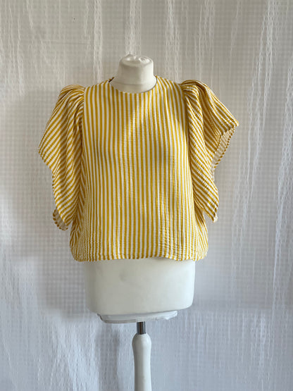 BLUSA FILIPA  - RAYAS AMARILLAS
