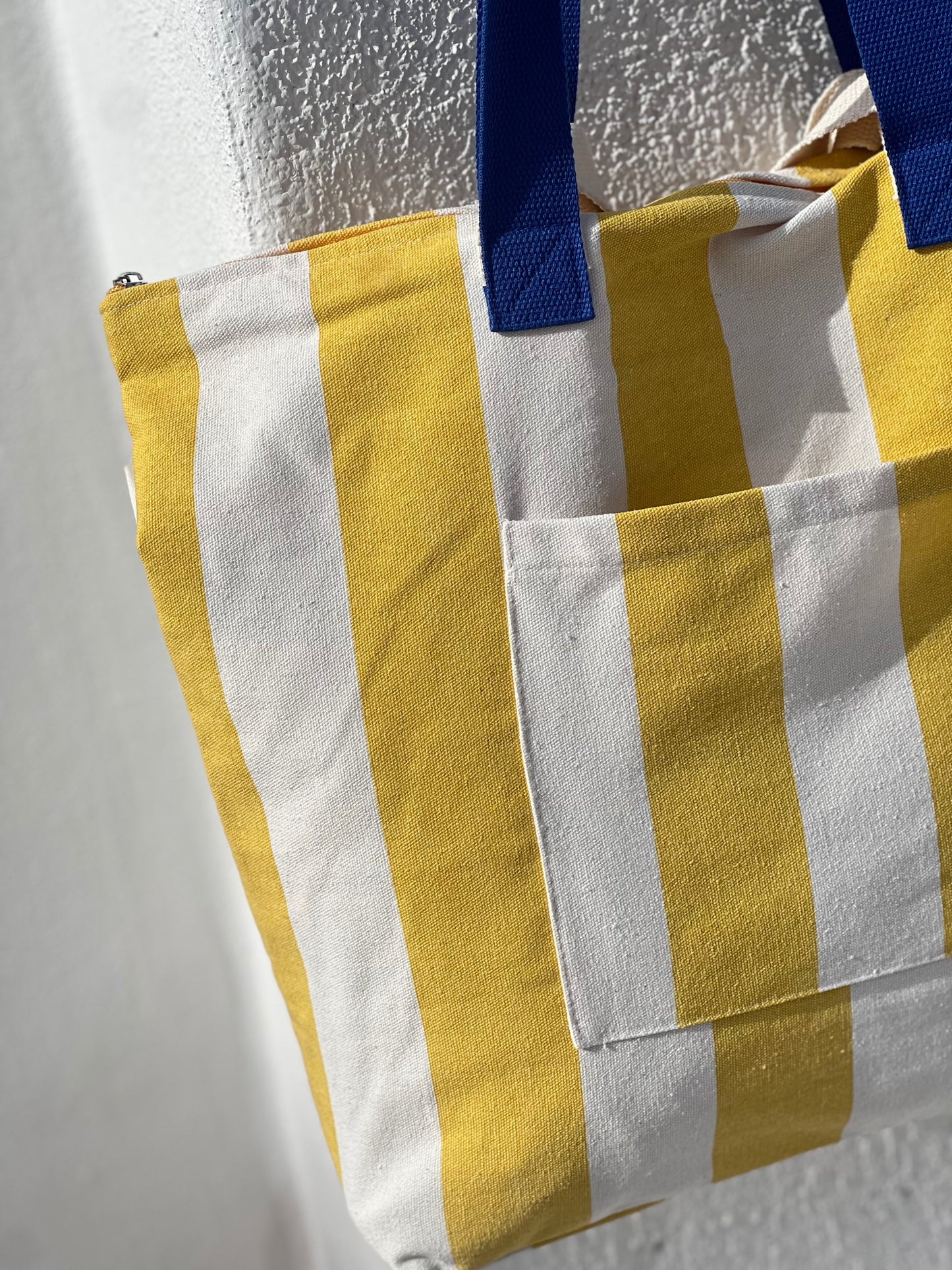 BOLSA CAROLA - RAYAS AMARILLAS