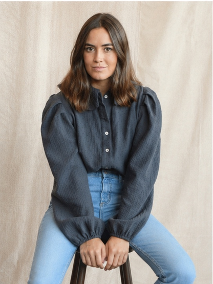 CAMISA JULIETA - PLUMETI GRIS