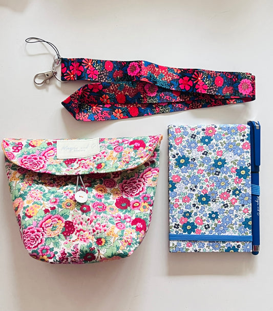 SET BOLSITA CLAUDIA CINTA Y LIBRETA - 2 MODELOS