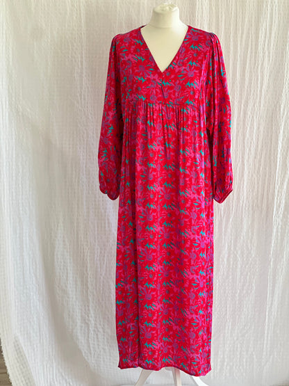 VESTIDO VICTORIAS - FUCSIA