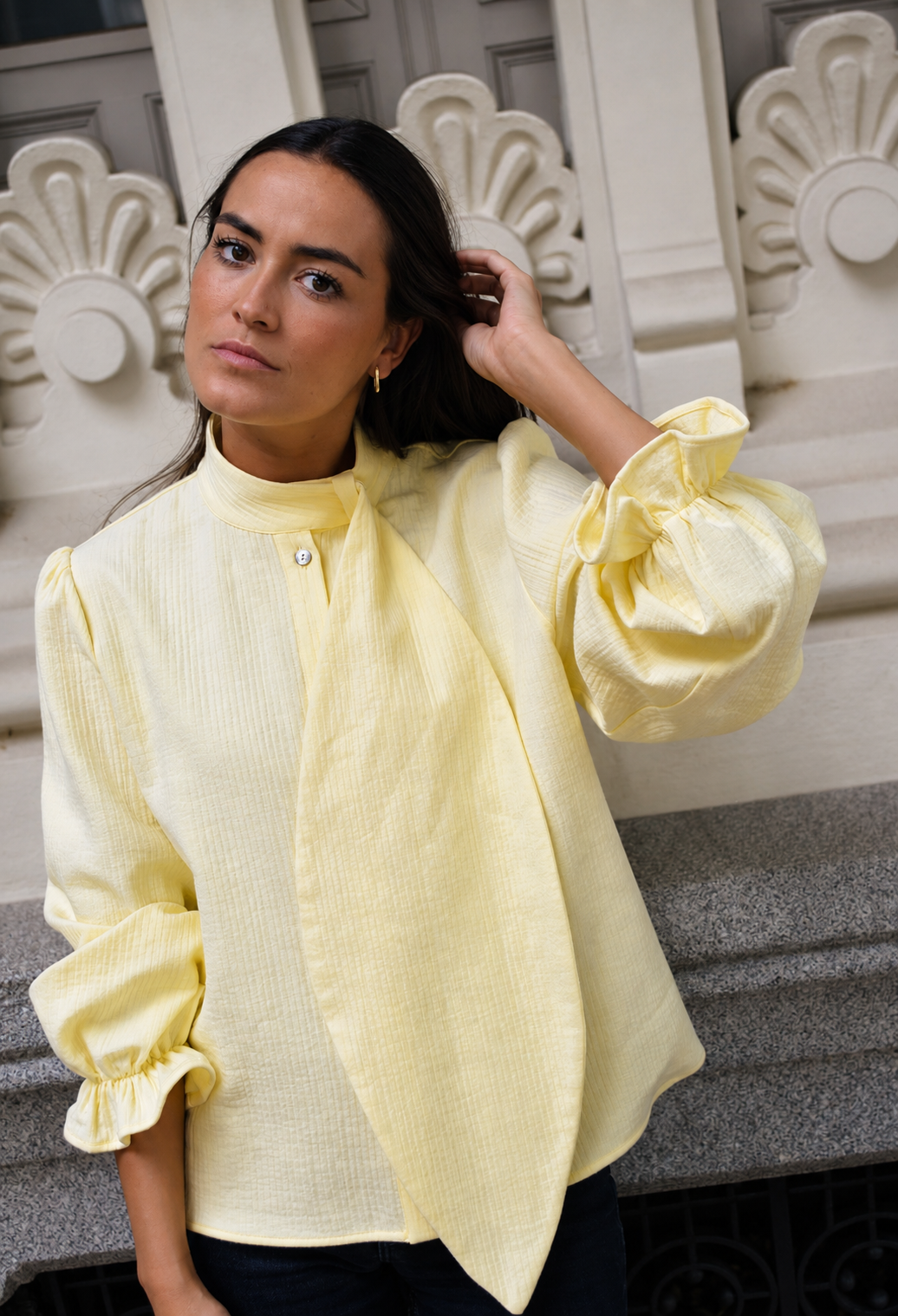 RAFAELA BLOUSE - YELLOW -