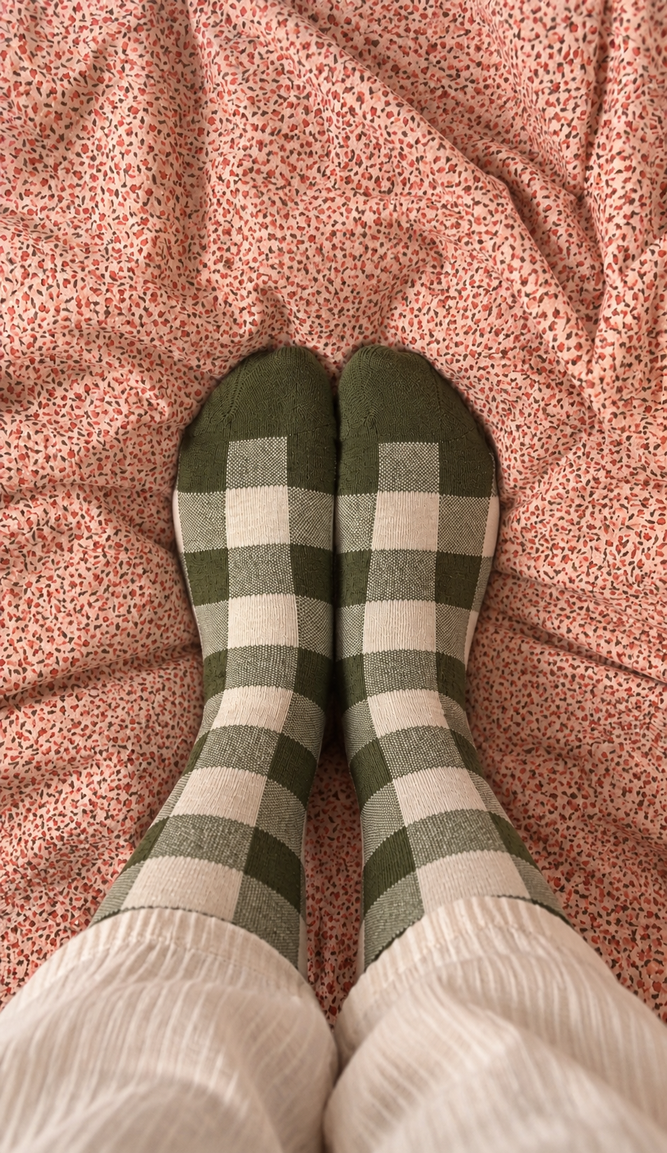 CALCETINES VICHY - VERDE