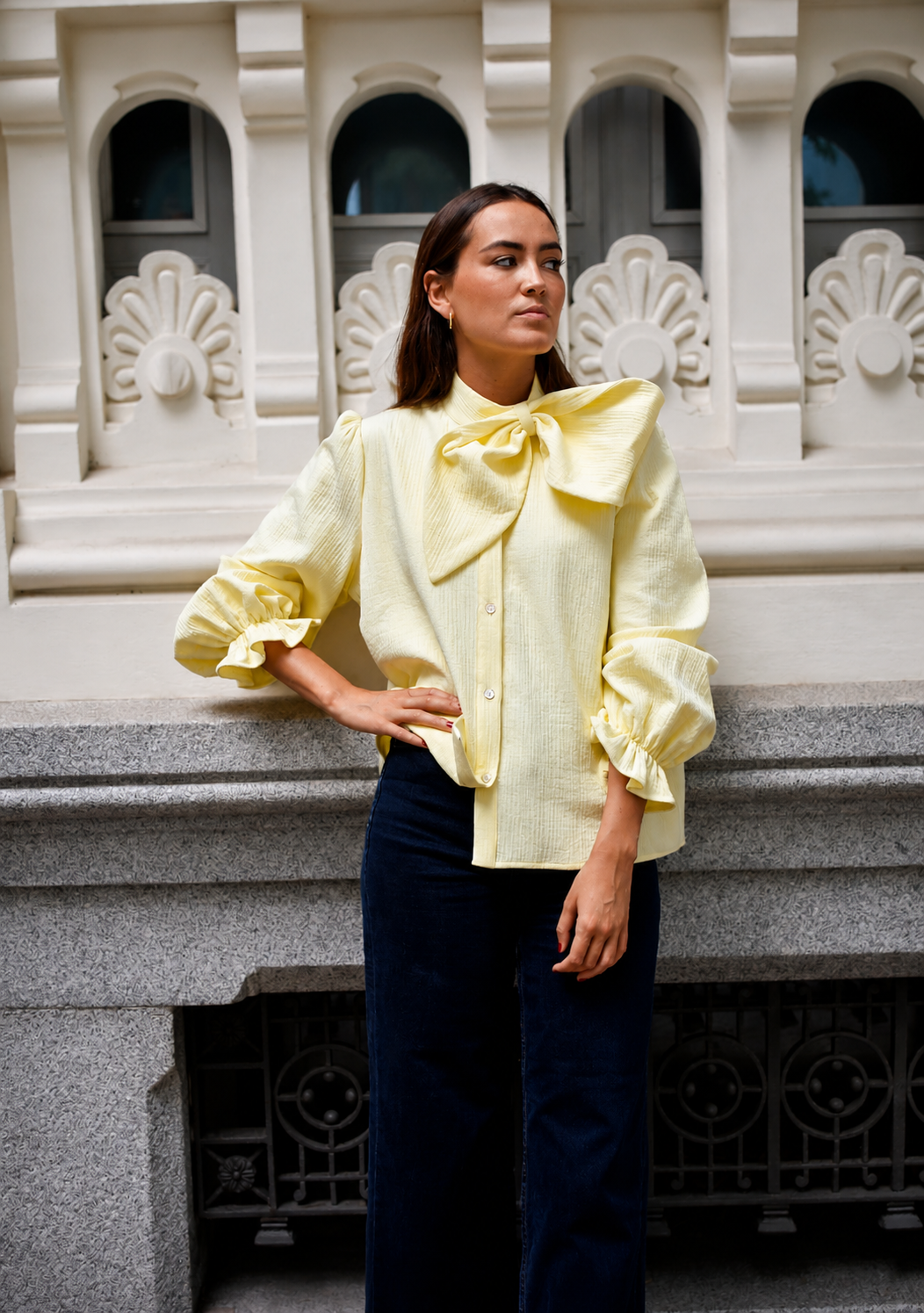 RAFAELA BLOUSE - YELLOW -