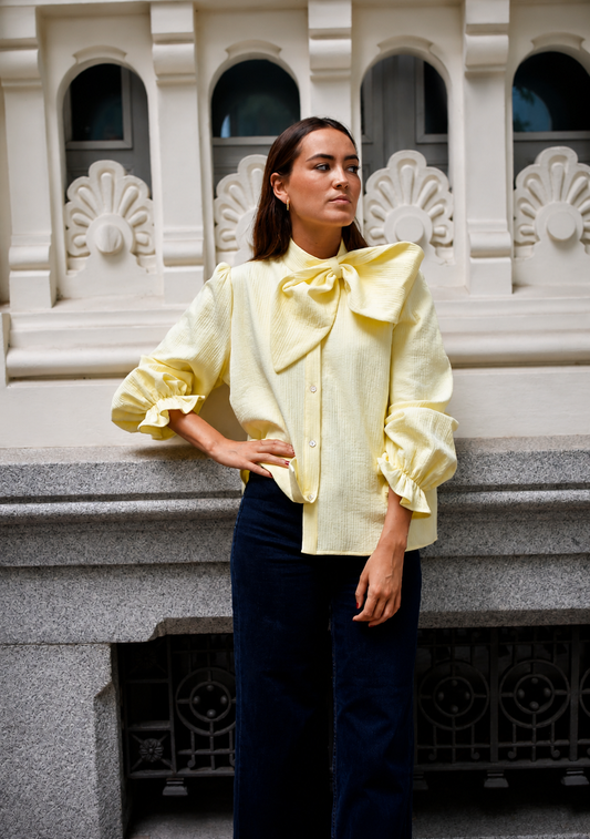 BLUSA RAFAELA - AMARILLA -