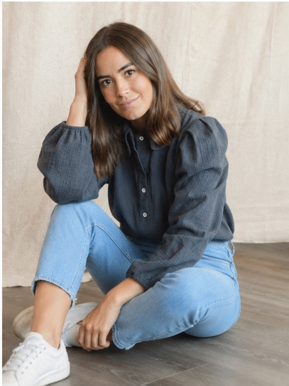 CAMISA JULIETA - PLUMETI GRIS