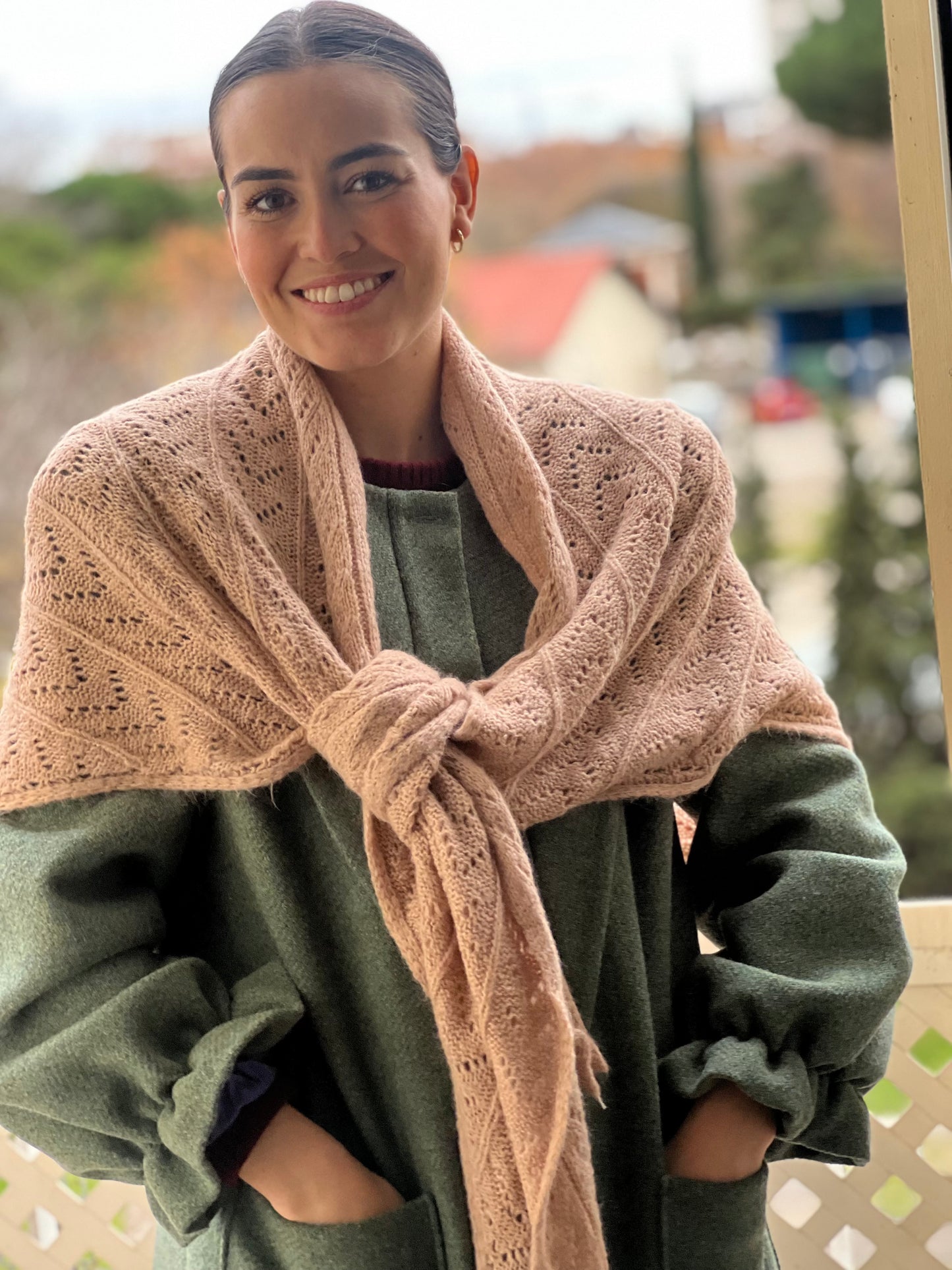 BANDANA CON BOLSA PERSONALIZABLE - ROSA