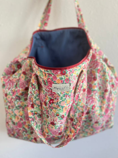 CAROLA BAG - LIBERTY RASPBERRY -