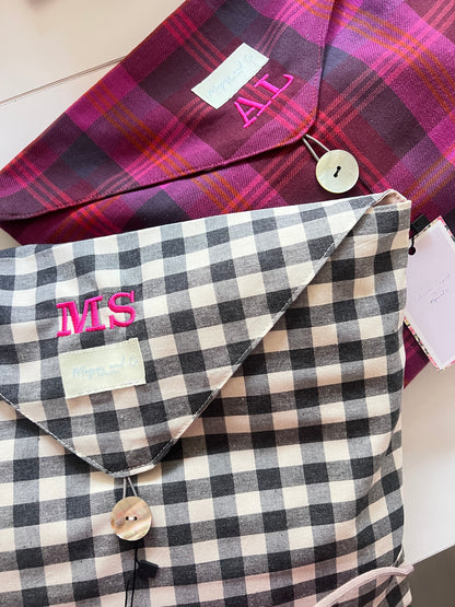 BANDANA CON BOLSA - CRUDO