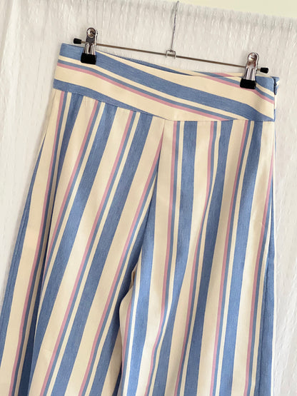 PANTALÓN SOL - RAYAS AZUL - TALLA S
