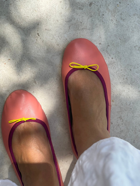 BAILARINAS FRESA CON MORADO