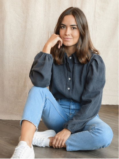 CAMISA JULIETA - PLUMETI GRIS