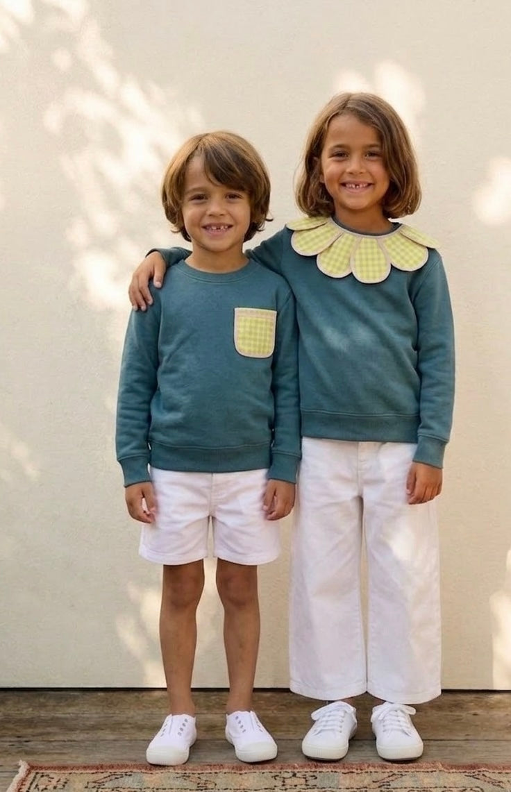 SUDADERA AZUL - KIDS -