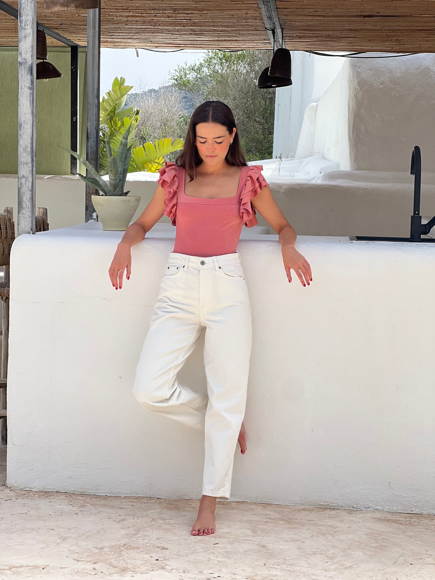 TRAJE DE BAÑO - CARMEN - ROSA