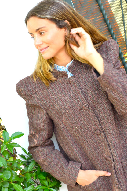 ABRIGO FILIPA - ESPIGA GRANATE-