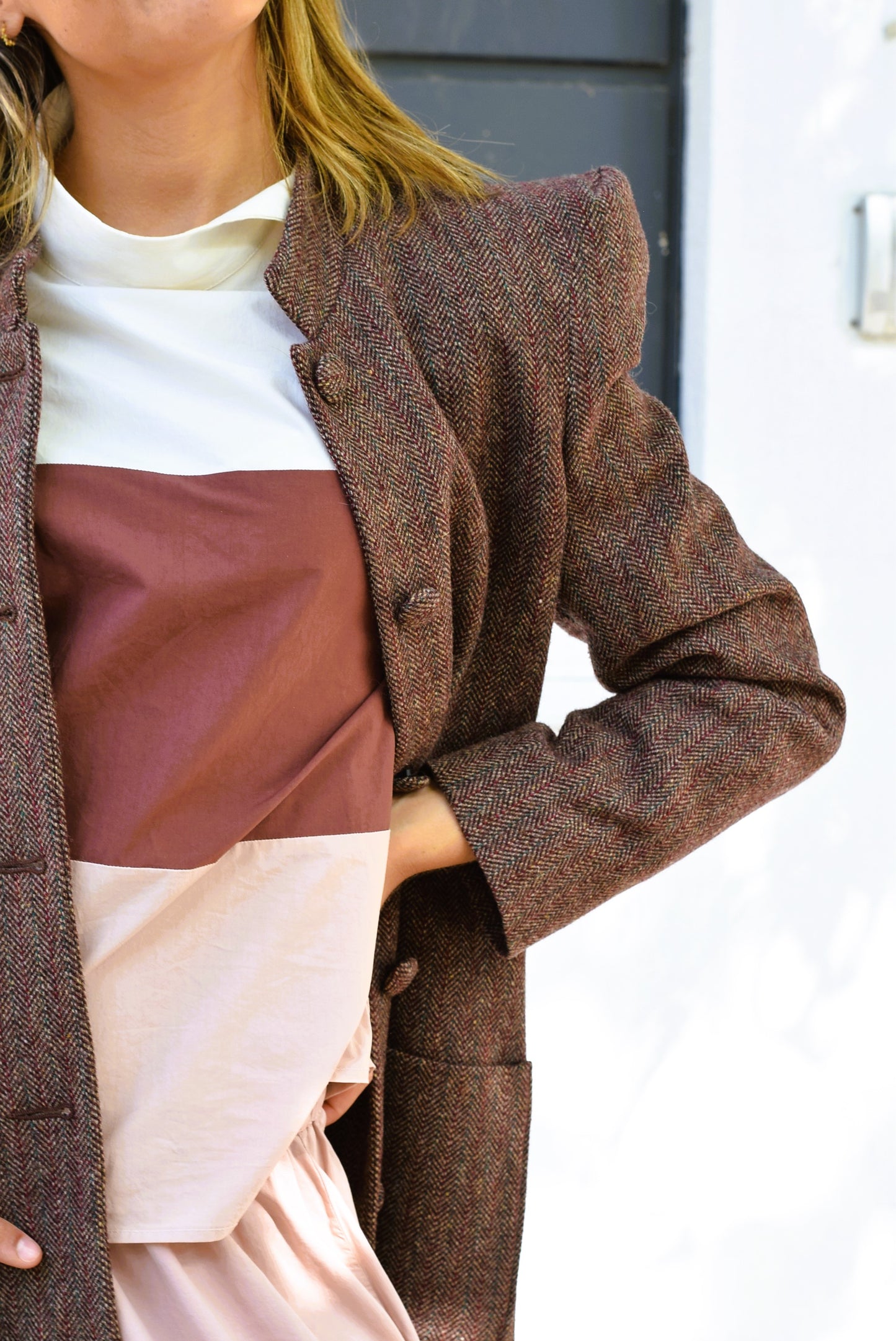 ABRIGO FILIPA - ESPIGA GRANATE-