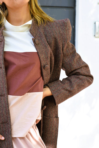 ABRIGO FILIPA - ESPIGA GRANATE-