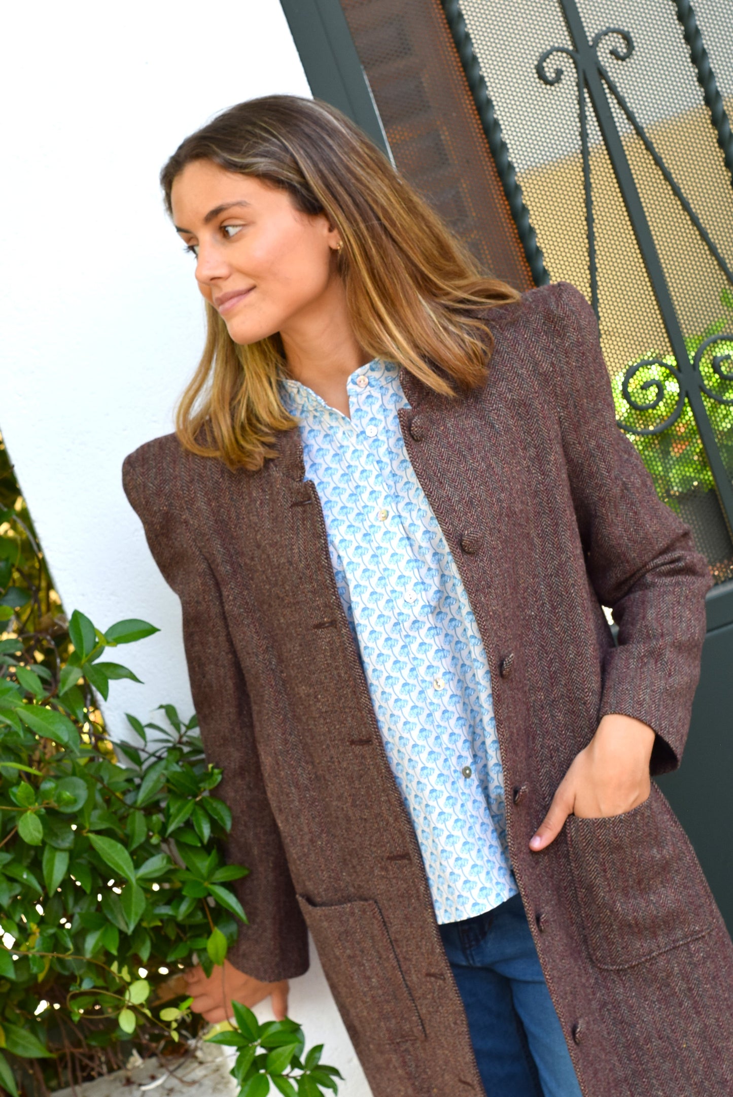 ABRIGO FILIPA - ESPIGA GRANATE-