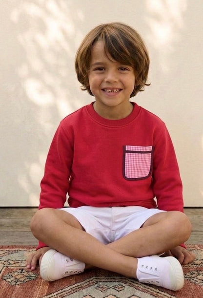 SUDADERA ROJA - KIDS - PREORDER 30 ABRIL