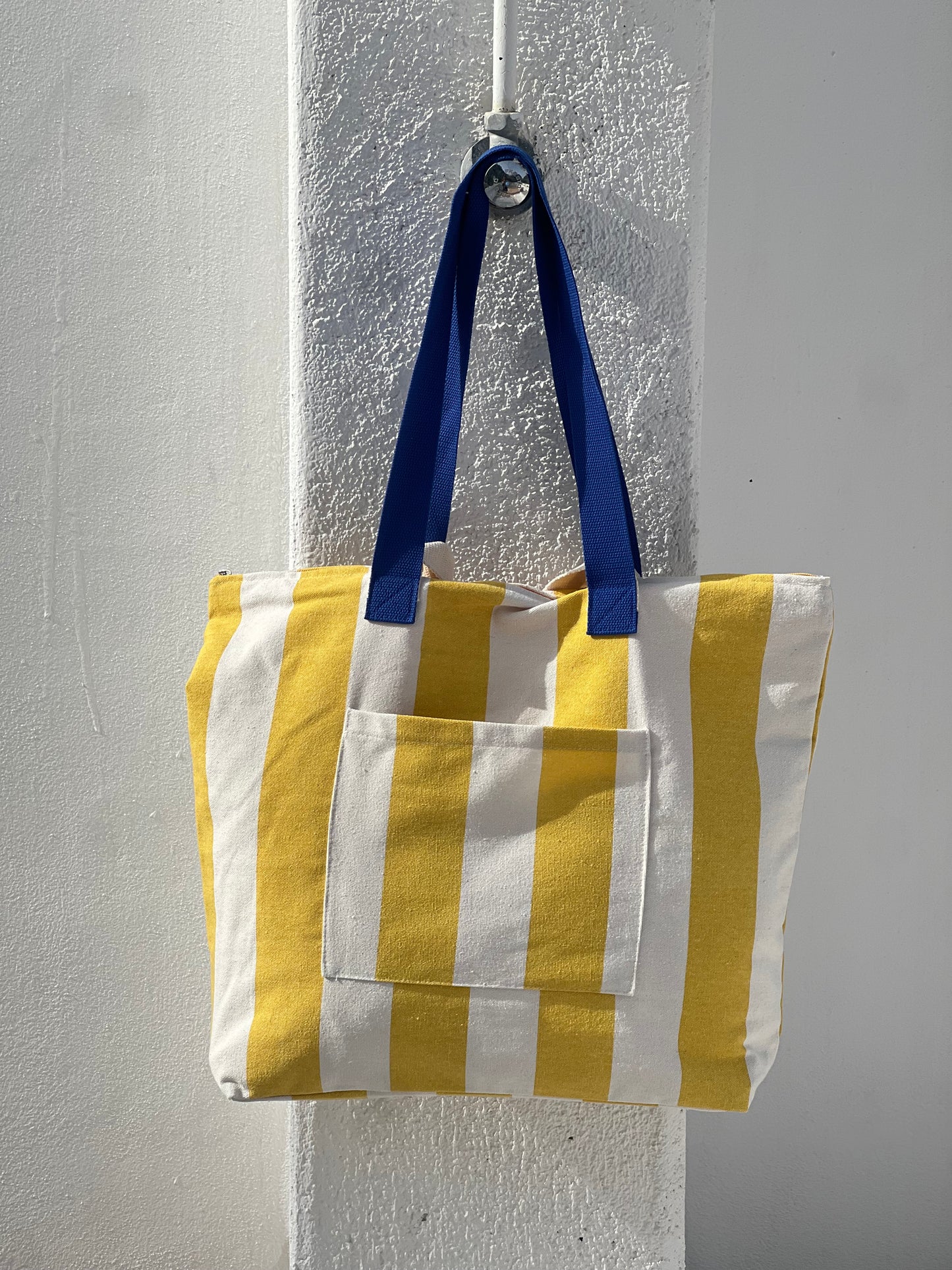 BOLSA CAROLA - RAYAS AMARILLAS