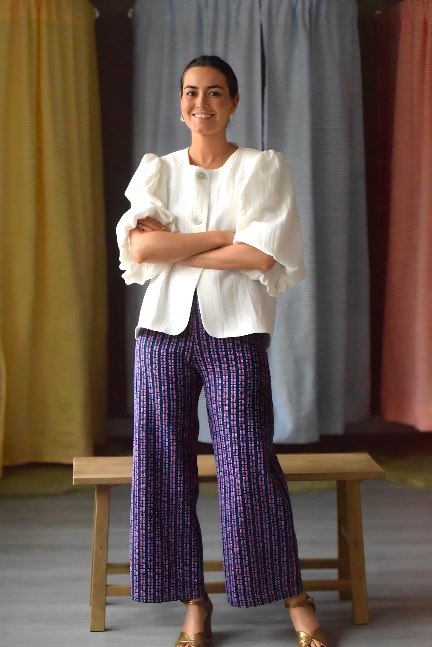 PANTALONES SOL - MARINO Y ROSA