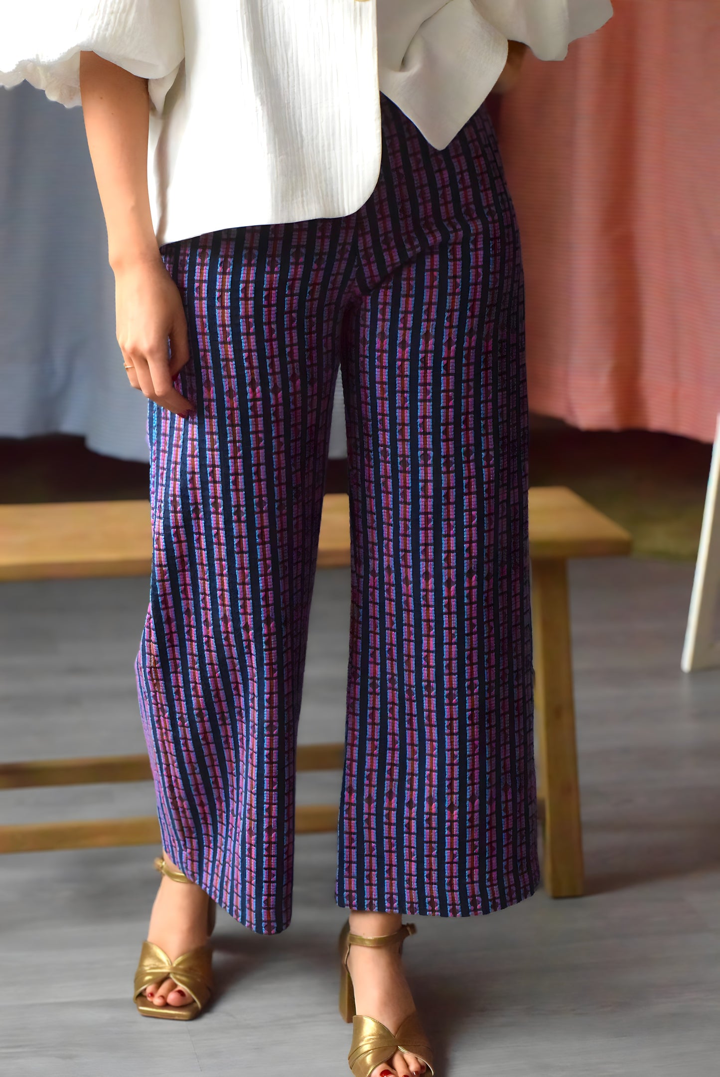PANTALONES SOL - MARINO Y ROSA