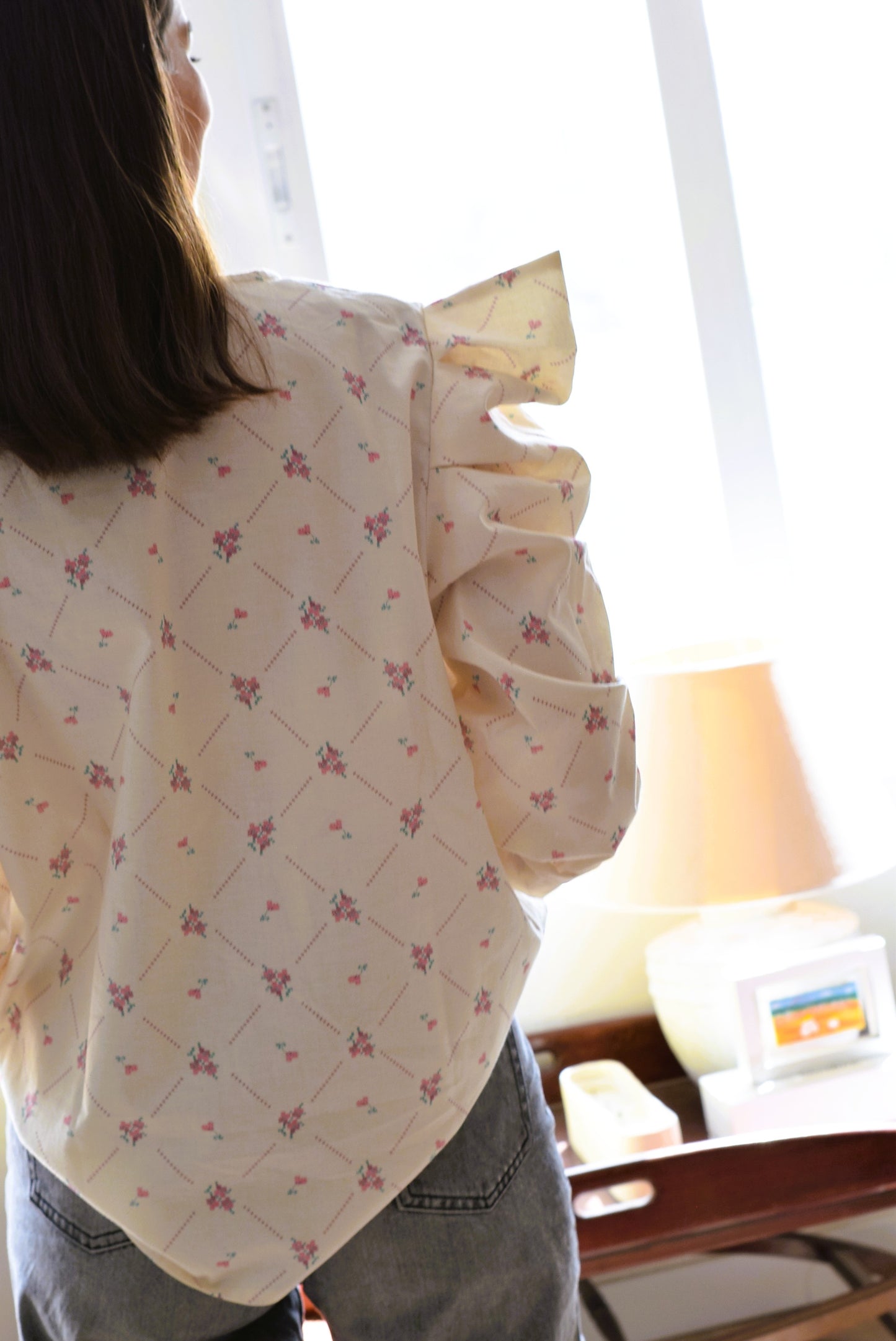 SOBRECAMISA BEGOÑA - FLOR ROSA