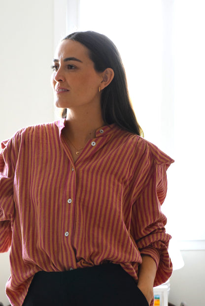 BLUSA MATILDE -  RAYAS - PREORDER 12 SEPTIEMBRE