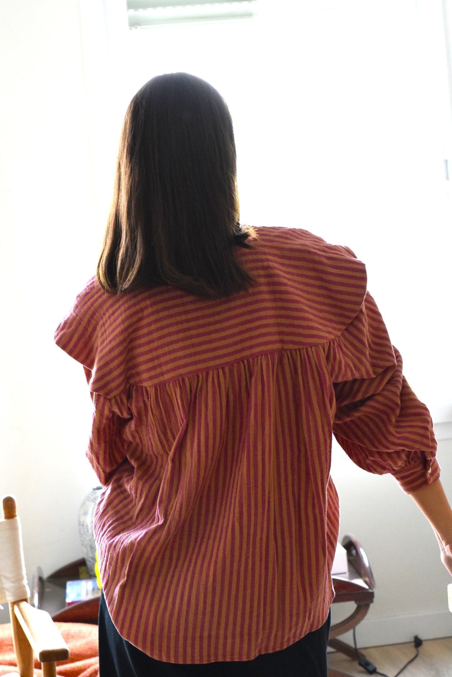 BLUSA MATILDE -  RAYAS - PREORDER 12 SEPTIEMBRE