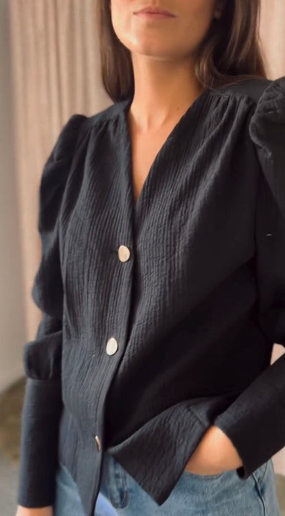 BLUSA FABIOLA - NEGRA