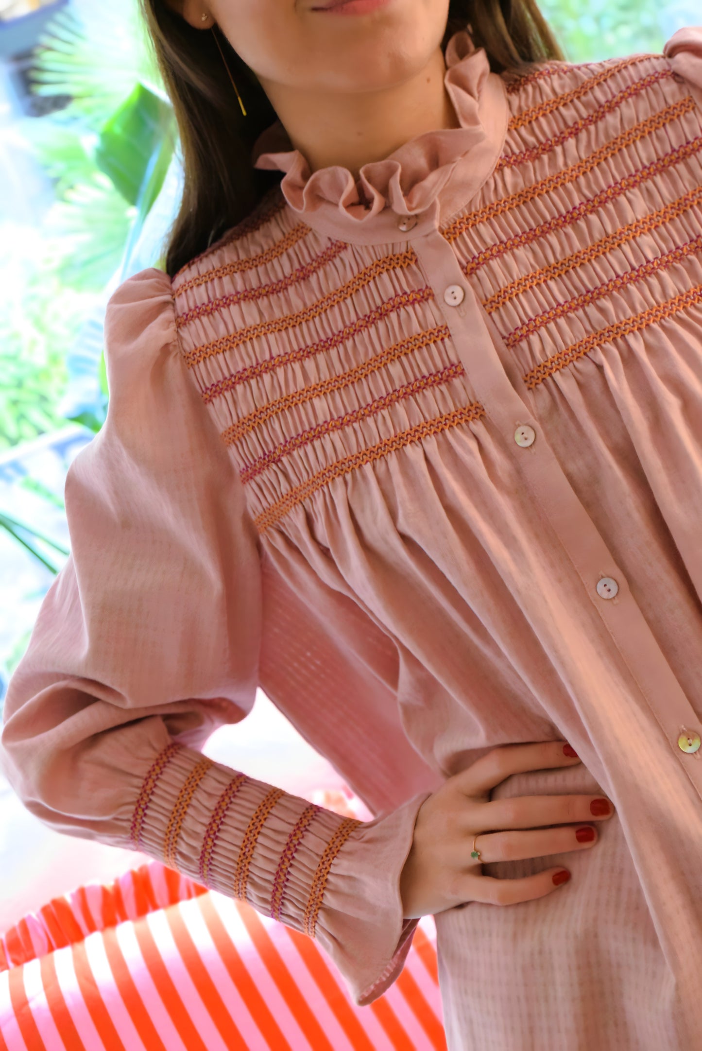 CAMISA CASILDA - ROSA -