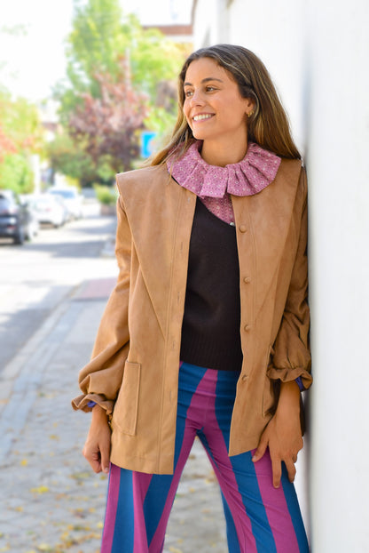 BLUSA CATALINA - FLOR ROSA