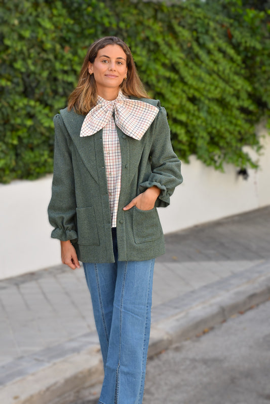 CHAQUETA ISABEL - VERDE - PREORDER 8 OCTUBRE