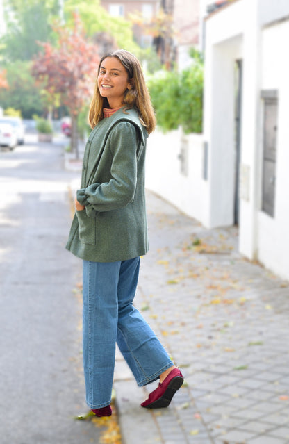 CHAQUETA ISABEL - VERDE - PREORDER 8 OCTUBRE