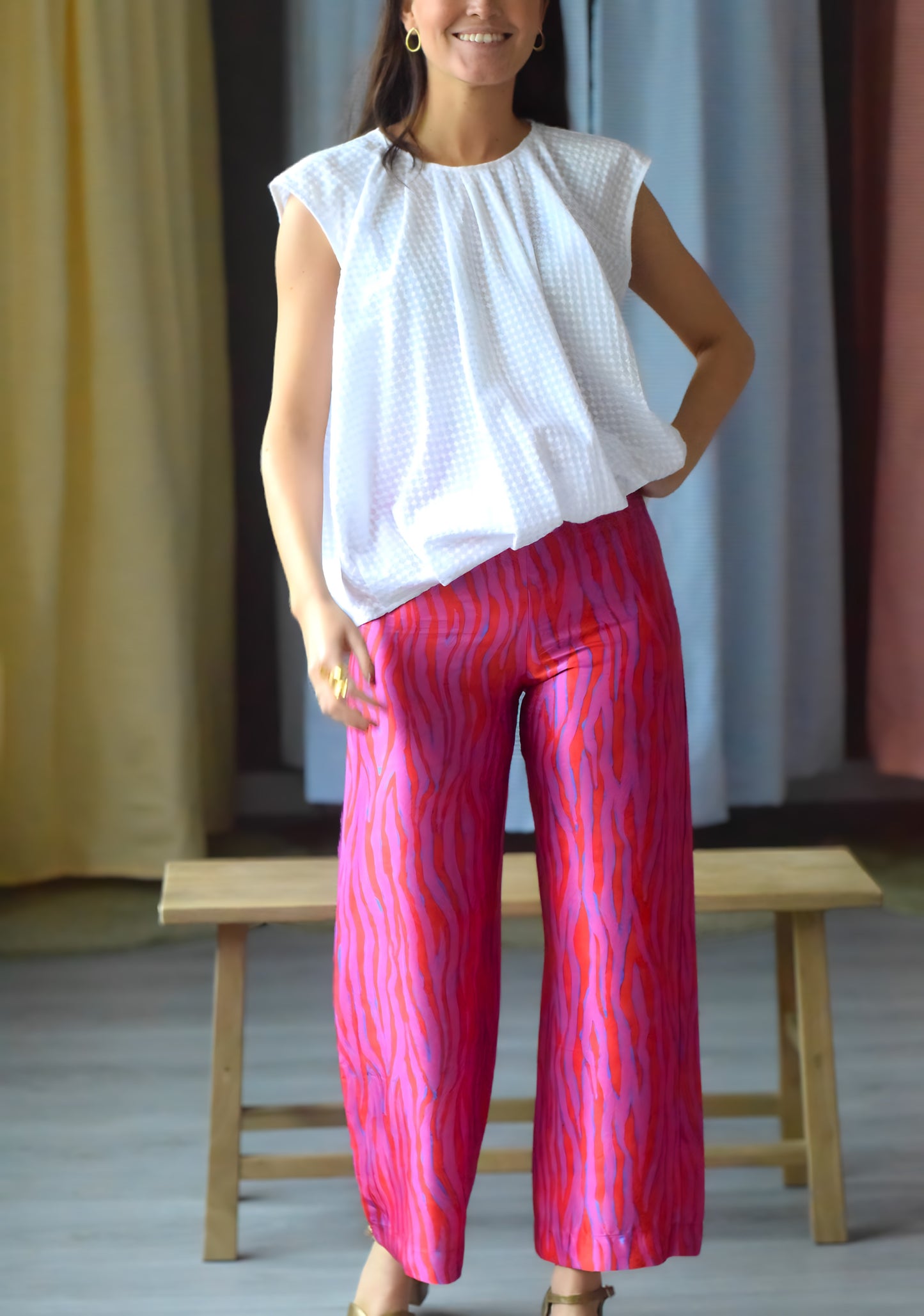PANTALONES SOL - ROSA Y ROJO - PREORDER 26 ABRIL