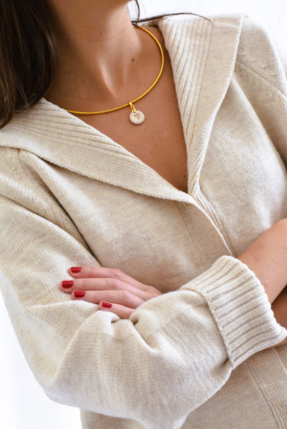 CHAQUETA MARINA - BEIGE