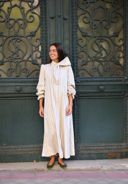 VESTIDO RAFAELA - RAYAS COLORES - PREORDER 9 DICIEMBRE