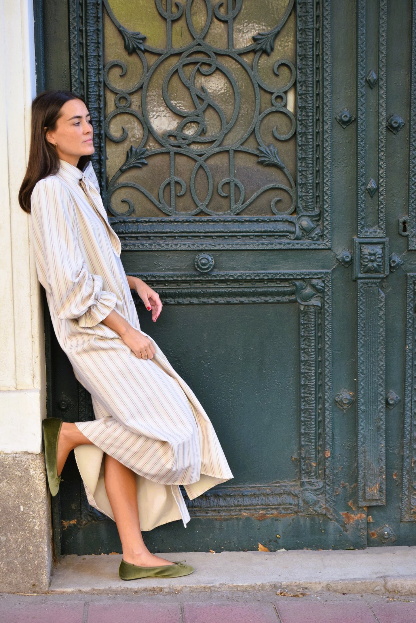 VESTIDO RAFAELA - RAYAS COLORES - PREORDER 9 DICIEMBRE