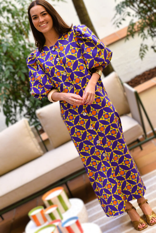 VESTIDO HILDA - MORADO