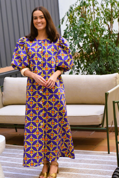 VESTIDO HILDA - MORADO