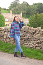 Load image into Gallery viewer, BLUSA EUGENIA - TARTAN VERDE  -
